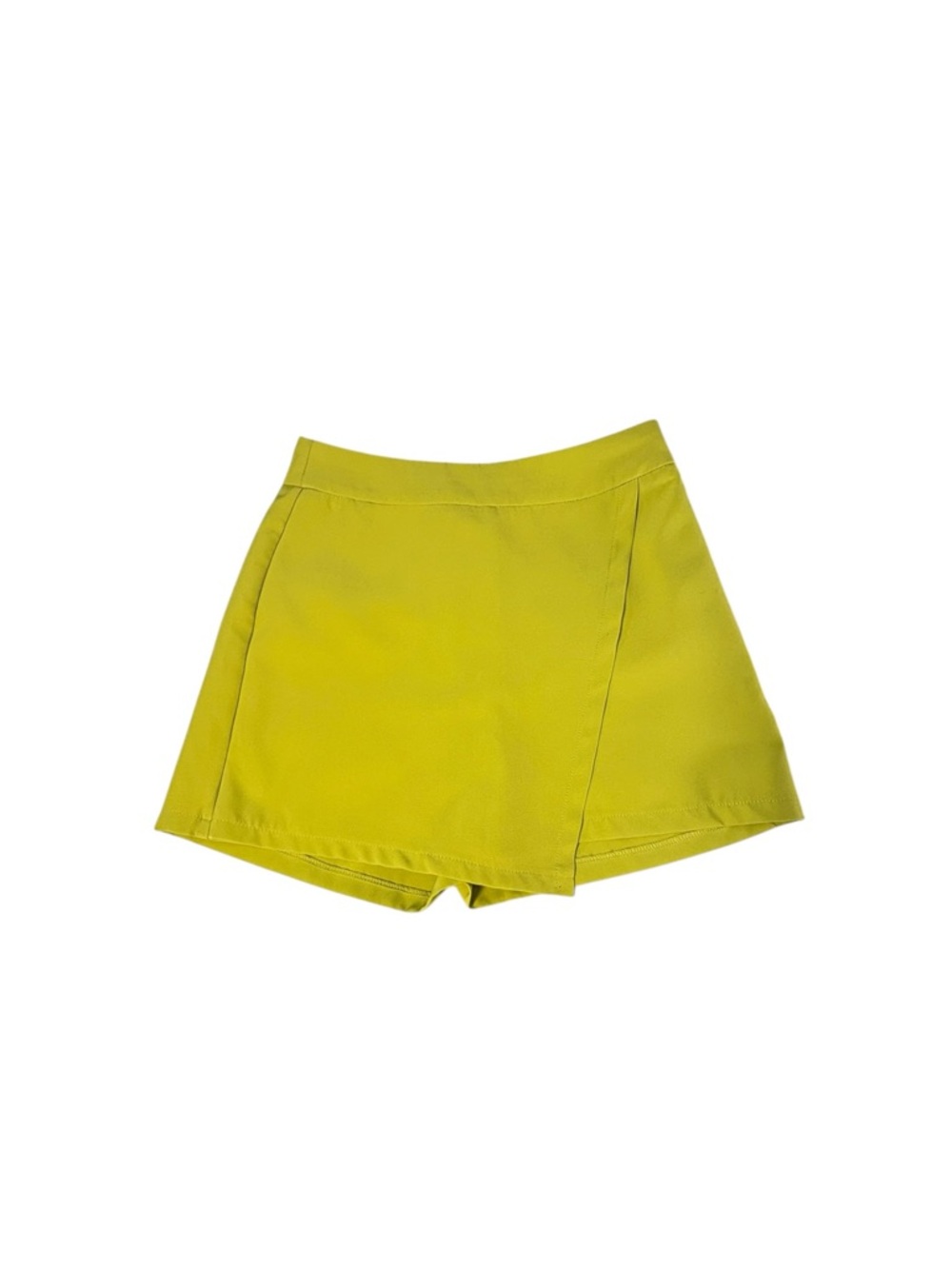 Sincerely Jules Chartreuse Skort S Wrap Mini High Waist Tenniscore Y2K